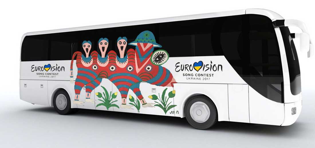 Автобус на Евровидение 2017